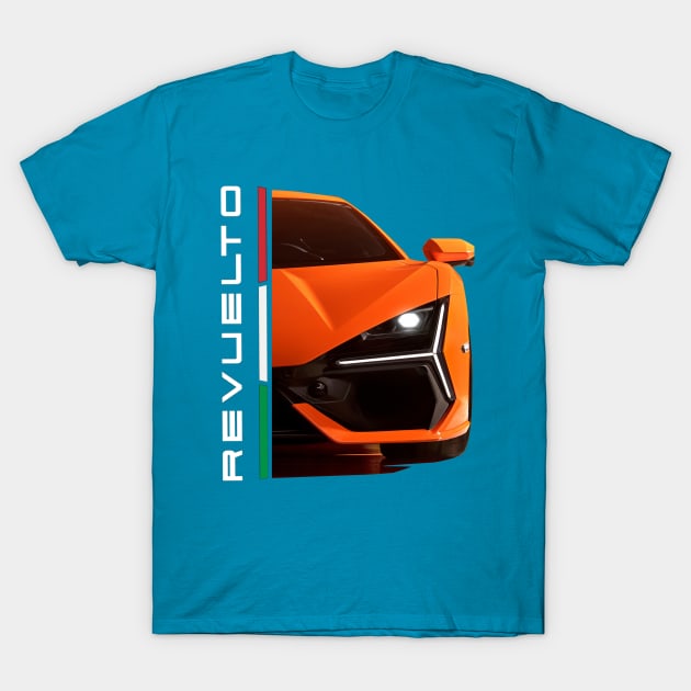 Lamborghini Revuelto Supercar Products T-Shirt by Sucker4Supercar